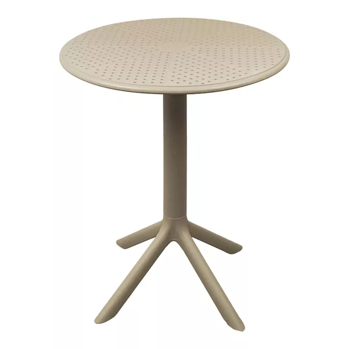 Dining set Mercon Hush pakoworld set 3pcs cappuccino PP Φ60x75cm