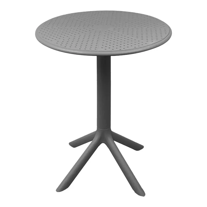 Dining set Mercon Zoi pakoworld set 3pcs anthracite PP Φ60x75cm