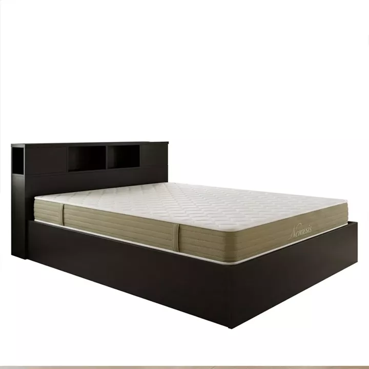 Κρεβάτι με στρώμα Olympus Nemesis pakoworld wenge 160x200εκ