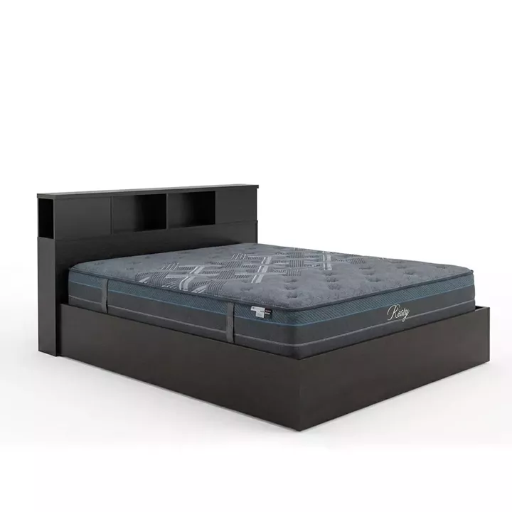 Κρεβάτι με στρώμα Olympus Resty pakoworld wenge 160x200εκ