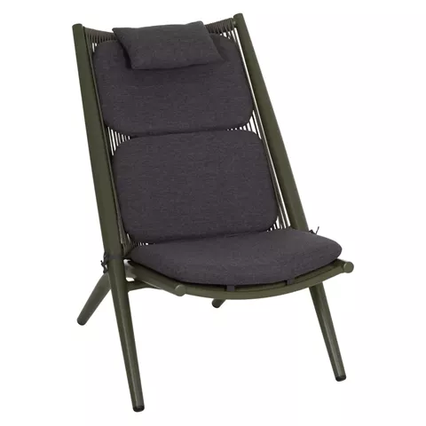 ΠΟΛΥΘΡΟΝΑ RELAX REMUS HM6642.07 ΑΛΟΥΜΙΝΙΟ & ΣΧΟΙΝΙ OLEFIN ΣΕ OLIVE GREEN 63x87x94Υεκ