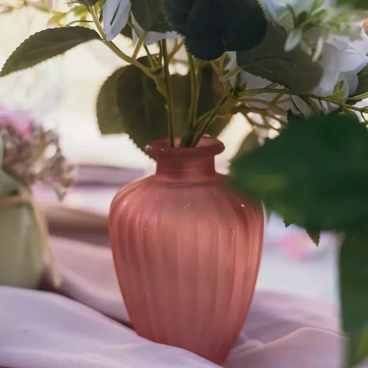 Beauty Home Βάζο γυάλινο Jeanne – Σάπιο μήλο Ø7,5×10,5cm – 180ml