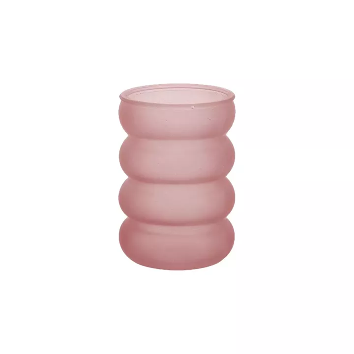Beauty Home Βάζο γυάλινο Victor – Σάπιο μήλο Ø8×11,5cm – 380ml