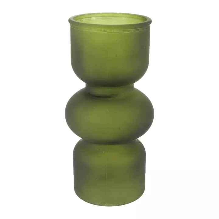 Beauty Home Βάζο γυάλινο Judith – Ματ Λάδι Ø11x25cm – 1600ml