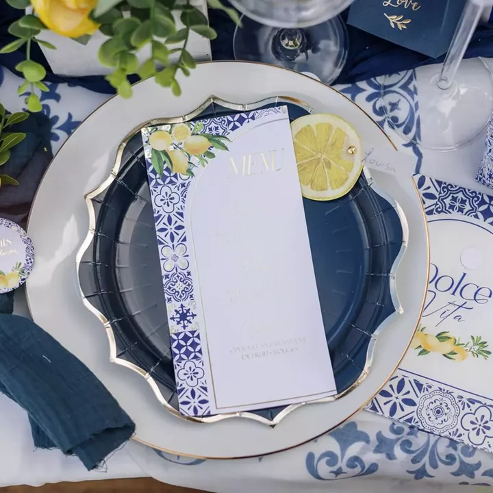 Beauty Home 20 Χαρτοπετσέτες κοκτέιλ φέτα λεμονιού