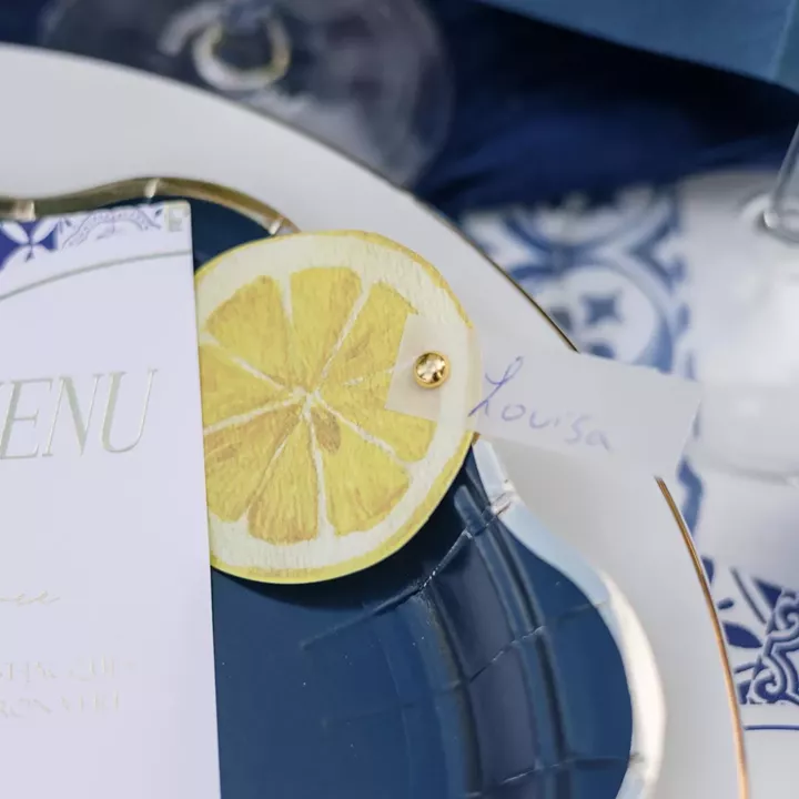 Beauty Home 20 Χαρτοπετσέτες κοκτέιλ φέτα λεμονιού