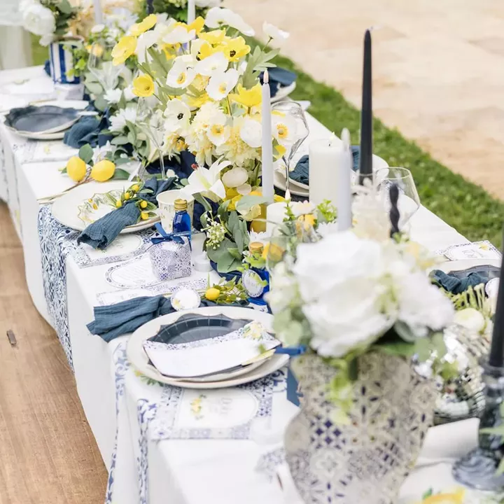 Beauty Home 20 Χαρτοπετσέτες κοκτέιλ φέτα λεμονιού