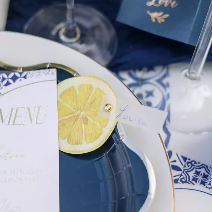 Beauty Home 20 Χαρτοπετσέτες κοκτέιλ φέτα λεμονιού