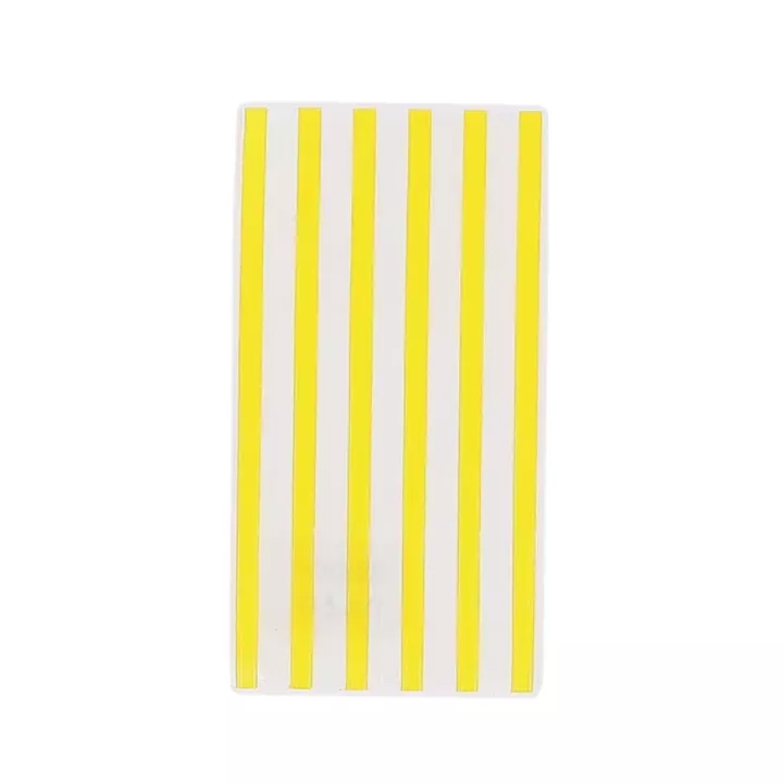Beauty Home 10 Σακούλες με Κίτρινες Ρίγες 8,5x16cm – Κατάλληλες για Τρόφιμα