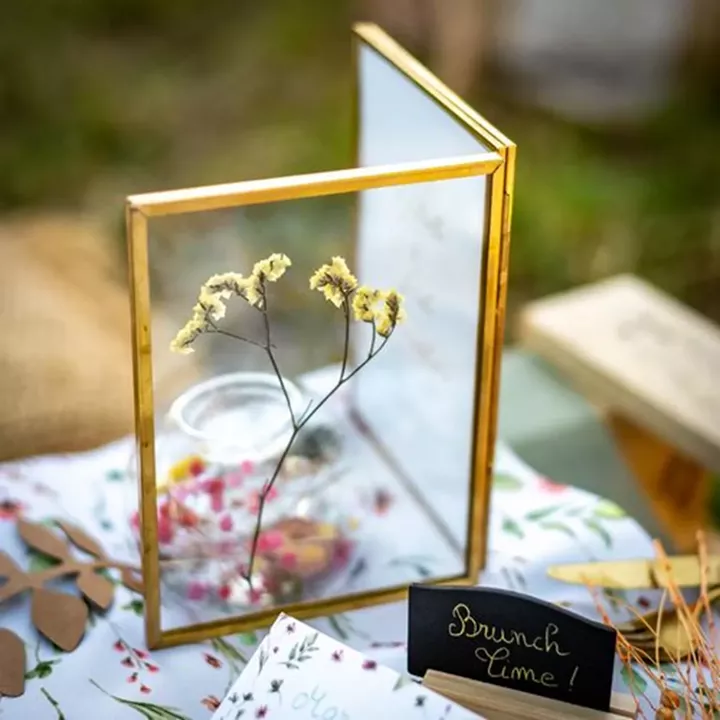 Beauty Home 4 Πίνακες Κιμωλίας σε βάση – Φυσικό ξύλο 7,6 x 5,1cm