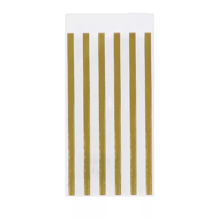 Beauty Home 10 Σακούλες με λαδι Ρίγες 8,5x16cm – Κατάλληλες για Τρόφιμα