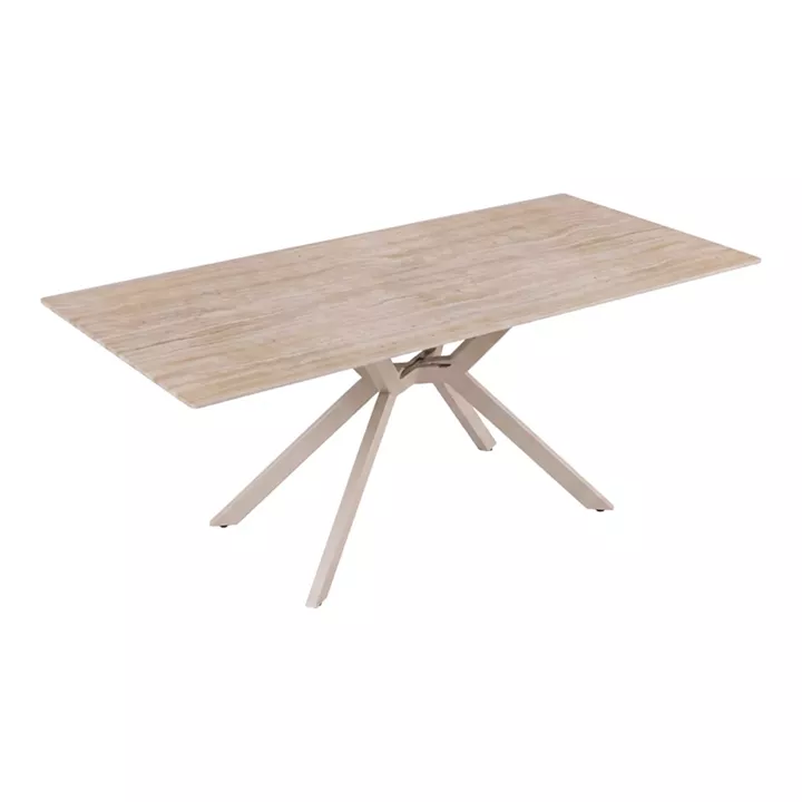 Table Olven pakoworld sintered stone in travertine look 180x90x75cm