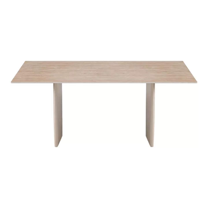 Τραπέζι Releno pakoworld sintered stone σε όψη τραβερτίνας 180x90x75εκ