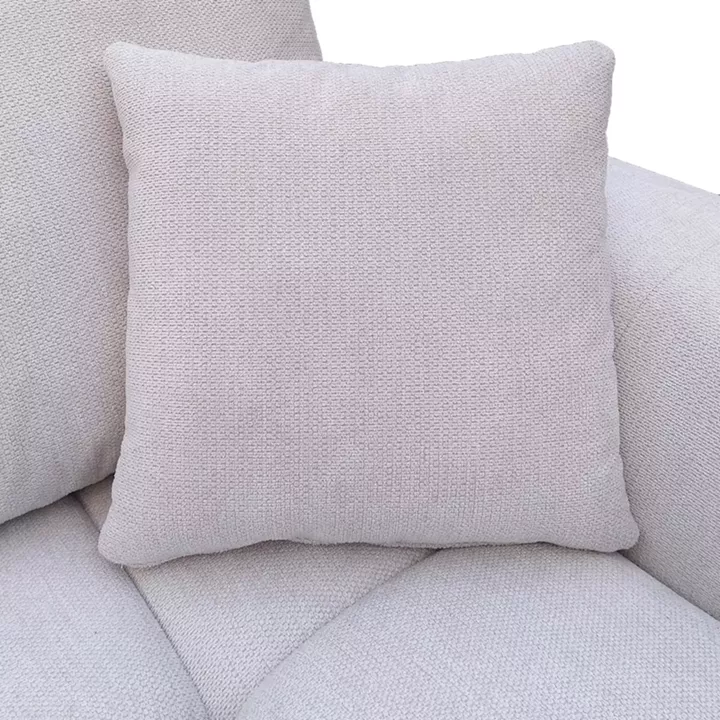 Left corner sofa Londe pakoworld beige fabric 273x211x92cm