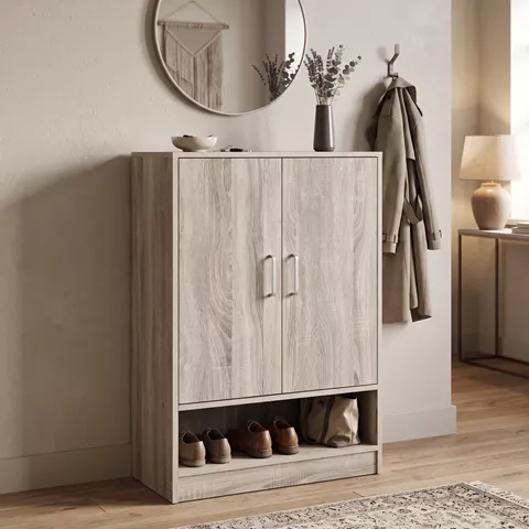 Παπουτσοθήκη Ντουλάπι Lemba pakoworld sonoma 80x33x120εκ