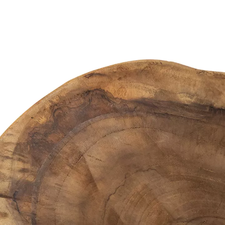 Artekko Woody Riser Διακοσμητικά Πλατό από Ξύλο Teak σε Φυσική Απόχρωση (30x30x10)cm 2pcs