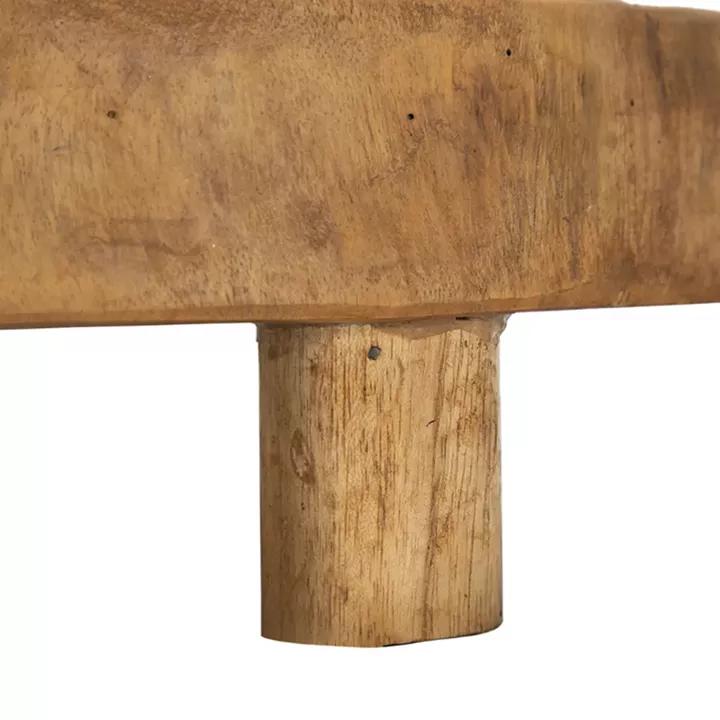 Artekko Woody Riser Διακοσμητικά Πλατό από Ξύλο Teak σε Φυσική Απόχρωση (30x30x10)cm 2pcs