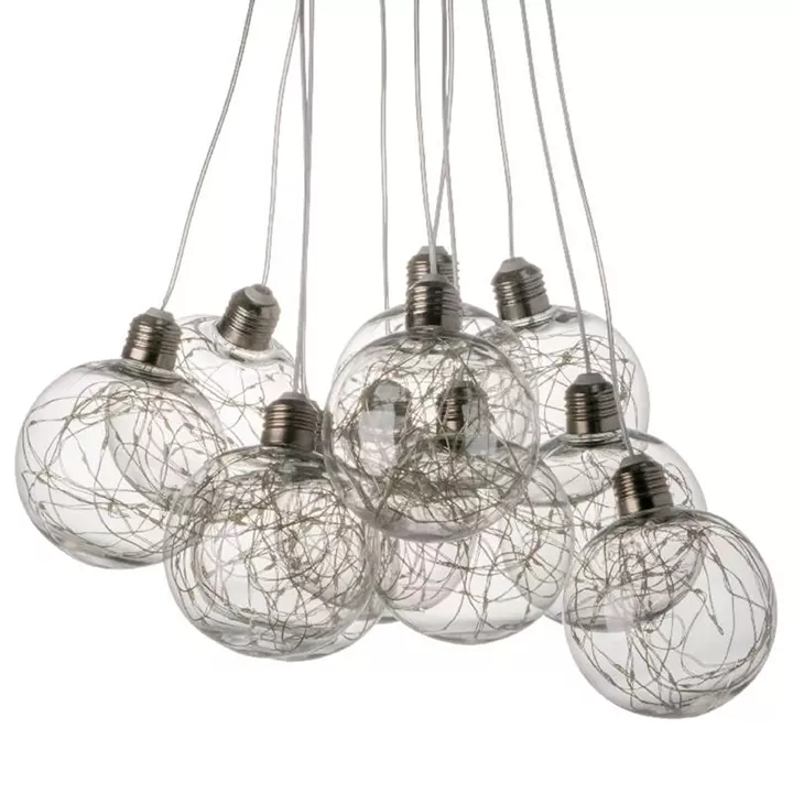 Artekko Globes Φωτιστικό Οροφής με Led Διάφανο (37x40x104)cm