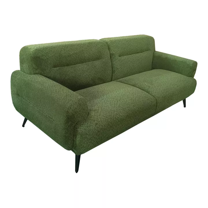 3-seater sofa Anbola pakoworld green  fabric 213x87x80cm