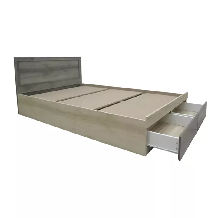 Κρεβάτι μονό Olympus pakoworld με συρτάρι castillo toro 100x200εκ