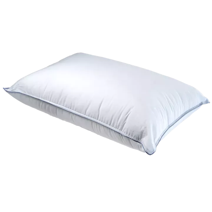 271 Μαξιλάρι Percale 100% Cotton Down Proof Δίγαζο Piping 50 Χ 70 cm