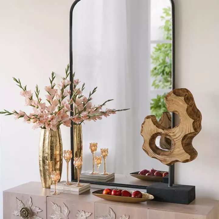 Artekko Real Touch Κλαδί με Πορτοκαλί Γλαδιόλα από Πολυεστέρα (15.5x20x89)cm