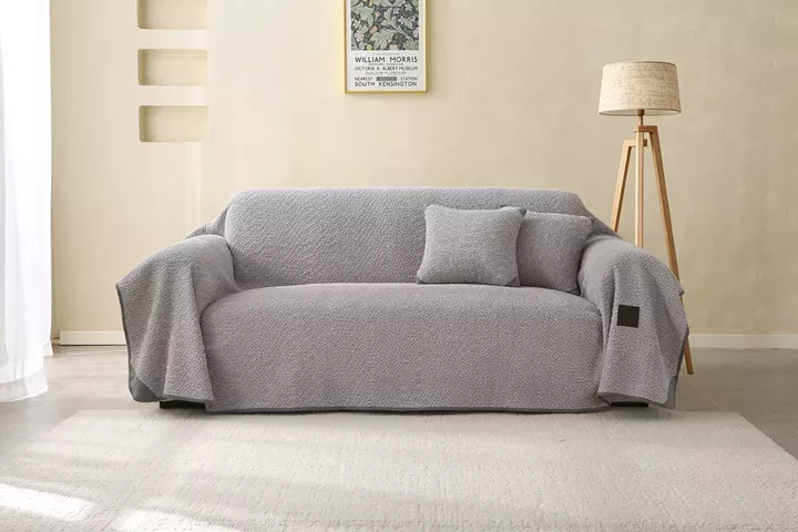 Beauty Home Ριχτάρι Μονοθέσιο Lamb Plus Art 8831 175x180 Γκρι