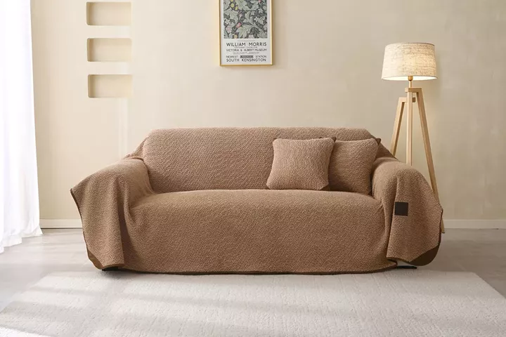 Beauty Home Ριχτάρι Μονοθέσιο Lamb Plus Art 8832 175x180 Άμμου