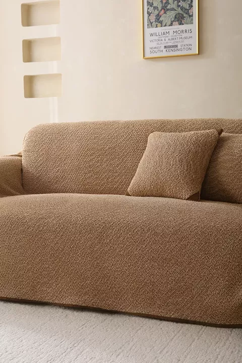 Beauty Home Ριχτάρι Τριθέσιο Lamb Plus Art 8832 175x300 Άμμου