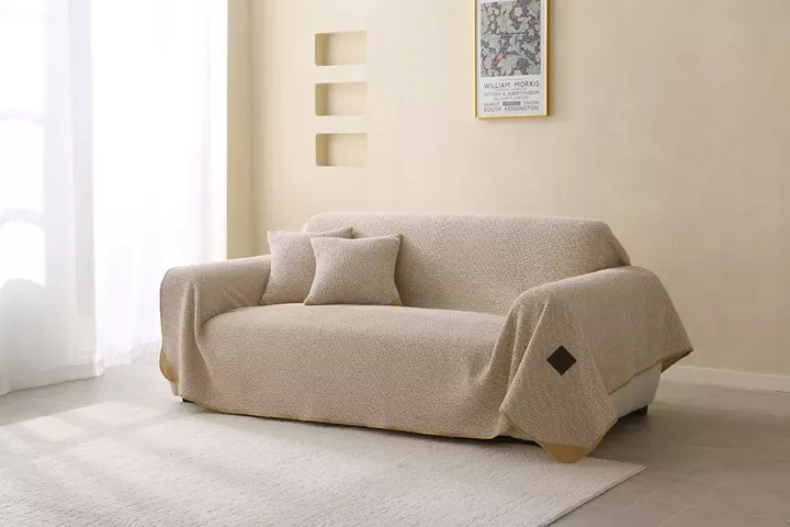 Beauty Home Ριχτάρι Τετραθέσιο Lamb Plus Art 8833 175x350 Μπεζ
