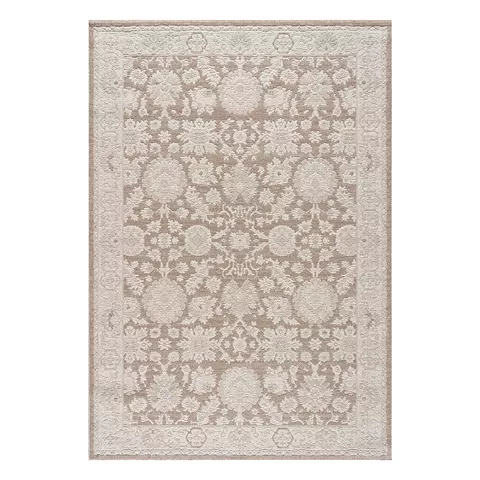Beauty Home Χαλί Mirage Art 9848 133x190 Κρεμ,Μόκα