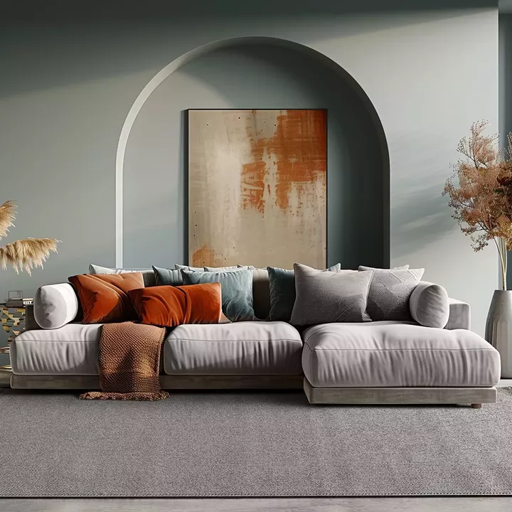 Beauty Home Χαλί Rustic Art 9333 133x190 Γκρι