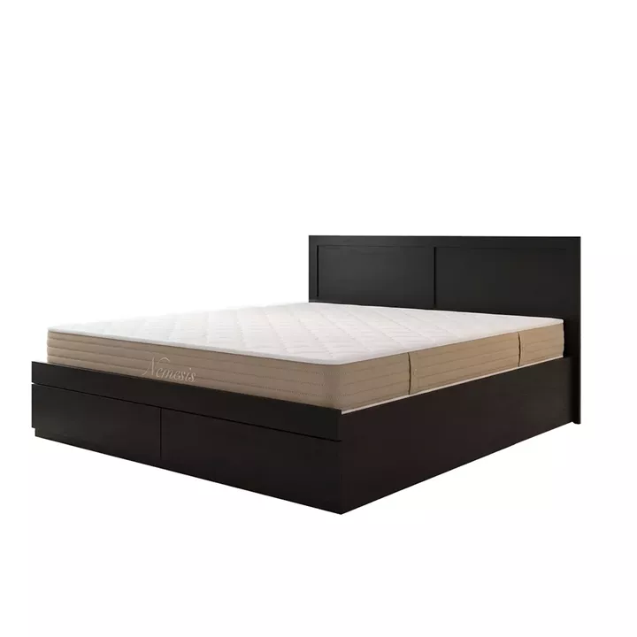 Bed with mattress and drawer Olympus Nemesis pakoworld wenge 160x200cm
