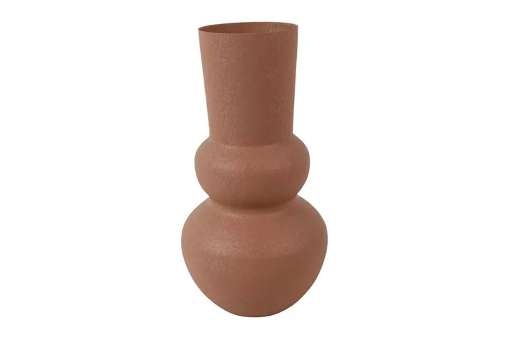 Beauty Home Βάζο μεταλ.terracotta 30,5εκ.