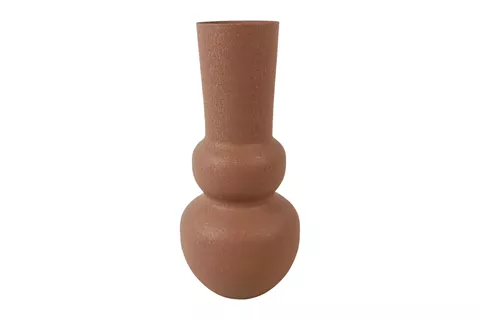 Beauty Home Βάζο μεταλ.terracotta 35,5εκ.