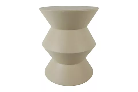 Beauty Home Τραπέζι βοηθ.μεταλ.εκρού 47,7Χ59,5