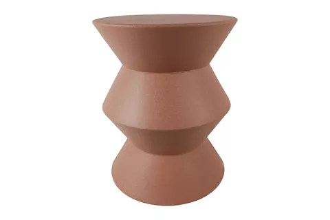 Beauty Home Τραπέζι βοηθ.μεταλ.terracotta 47,7X59,5