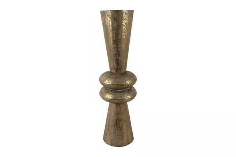 Beauty Home Βάζο μεταλλικό χρυσό σκούρο 28,5×99,5cm