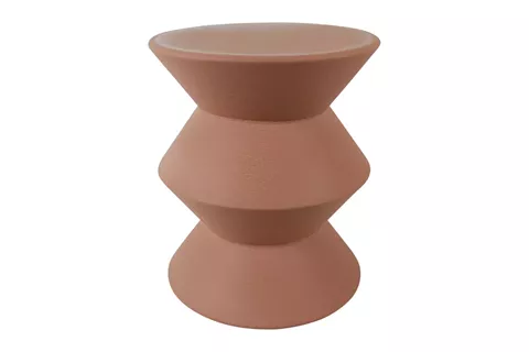 Beauty Home Τραπέζι βοηθ.μεταλ.terracotta 37,5X45