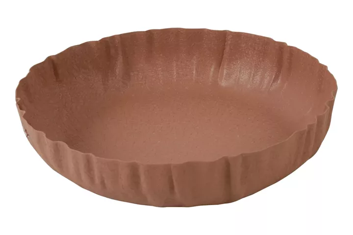 Beauty Home Πιατέλα μεταλλική terracotta 20,5cm