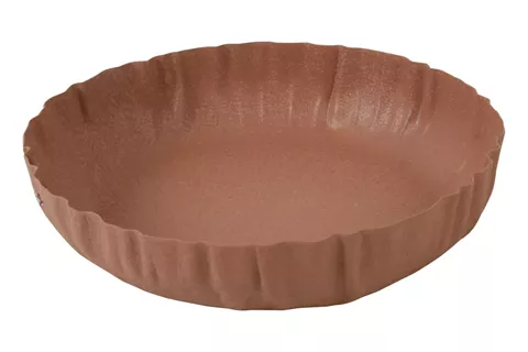 Beauty Home Πιατέλα μεταλλική terracotta 20,5cm