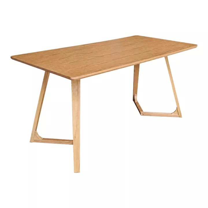 Τραπέζι Pendra pakoworld mdf επιφάνεια με πόδι ξύλο μασίφ σε sonoma απόχρωση 150x80x75εκ