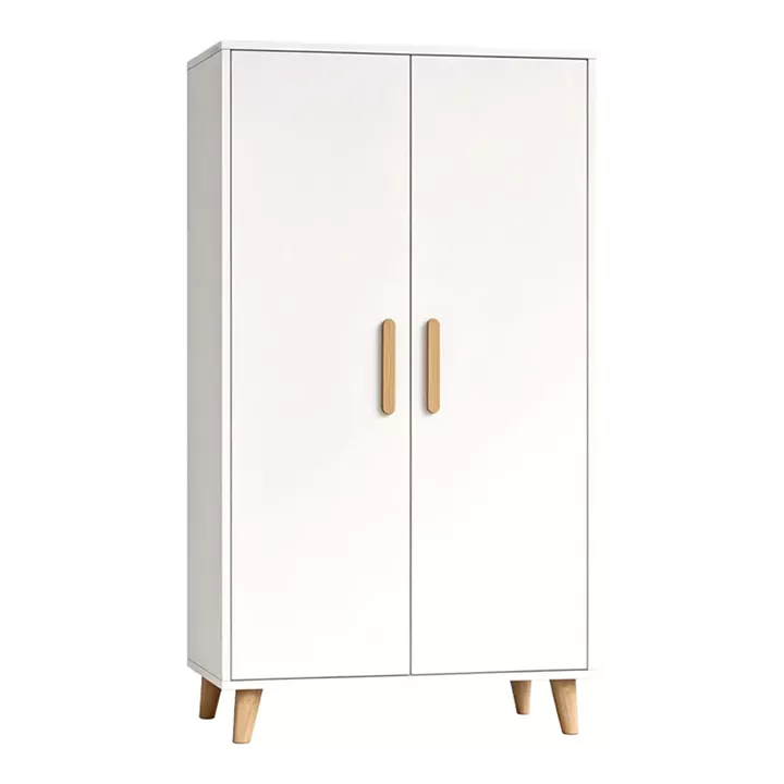 Ντουλάπι Tamera pakoworld λευκό με φυσική απόχρωση MDF 60x30x120εκ