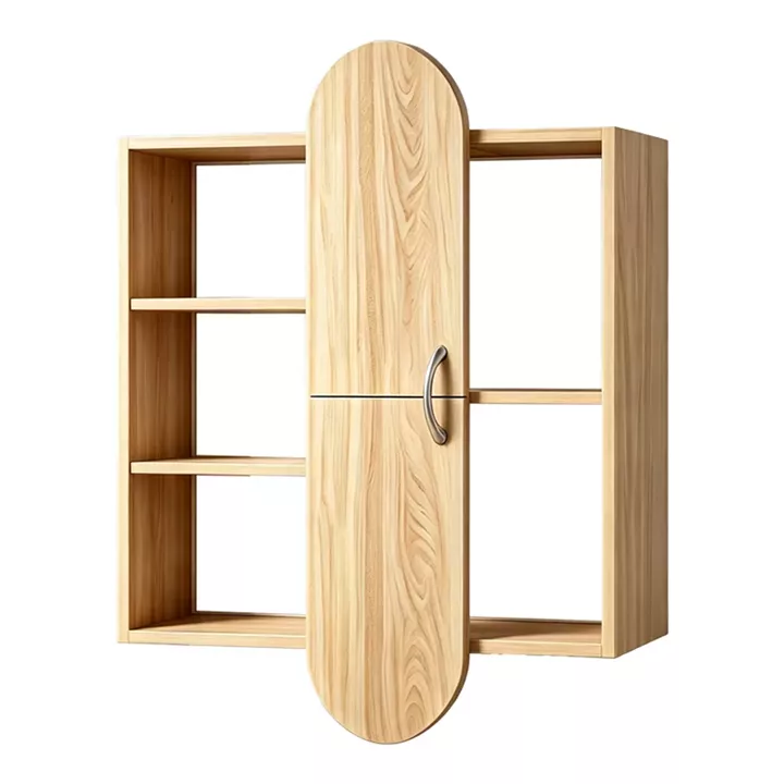 Wall shelf Jonna pakoworld sonoma MDF 60x10x80cm