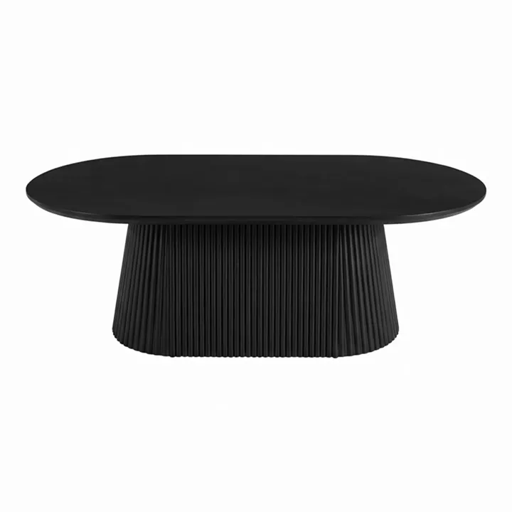 Aithra pakoworld coffee table black solid mango wood 120x60x42cm