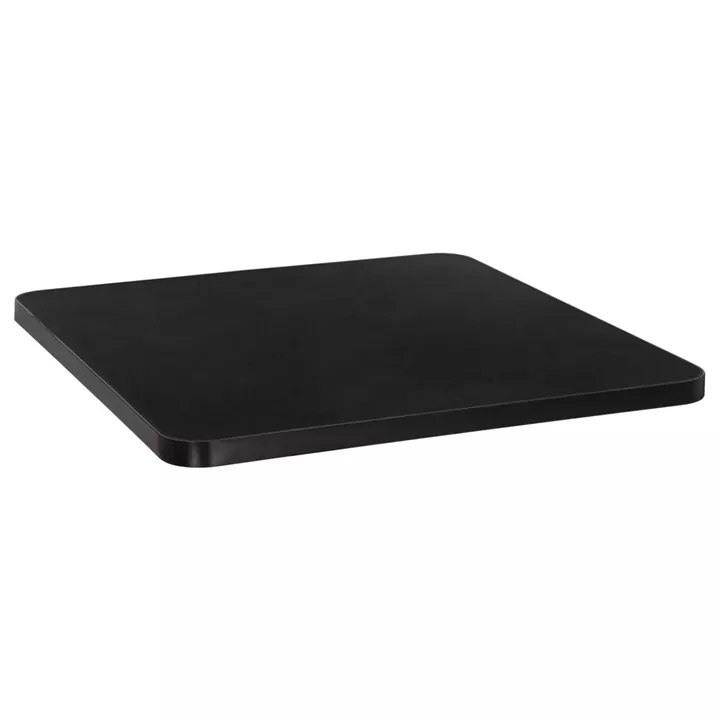 ΕΠΙΦΑΝΕΙΑ ΤΡΑΠΕΖΙΟΥ SINTERED STONE ΤΕΤΡΑΓΩΝΗ HM6654.01 ΠΛΑΙΣΙΟ ALU ΜΑΥΡΟ 70x70εκ.
