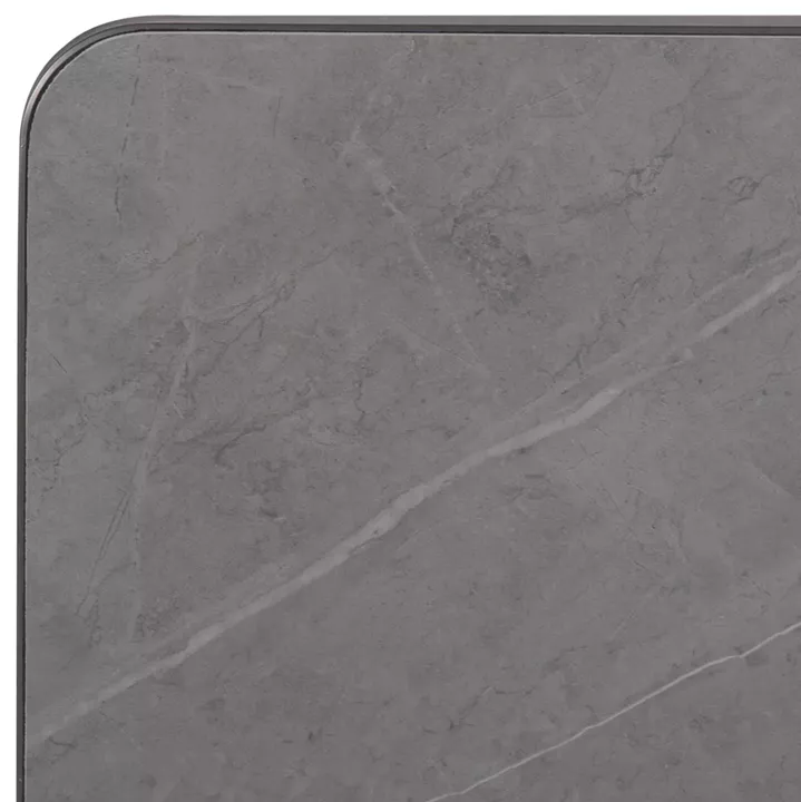 SINTERED STONE SQUARE TABLETOP HM6654.05 WITH GREY ALU 