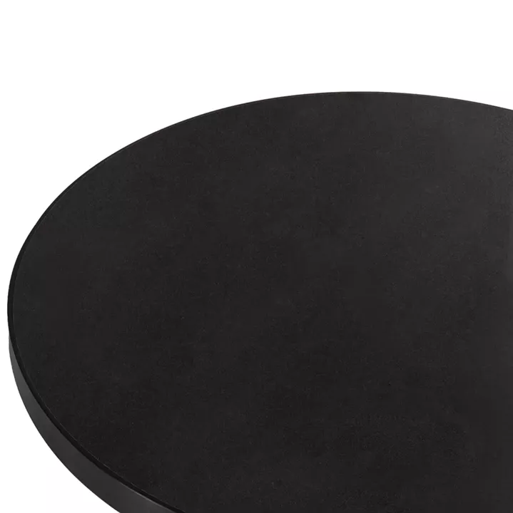 ΕΠΙΦΑΝΕΙΑ ΤΡΑΠΕΖΙΟΥ SINTERED STONE HM6652.01 ΜΕ ΠΛΑΙΣΙΟ ALU ΜΑΥΡO Φ60εκ.