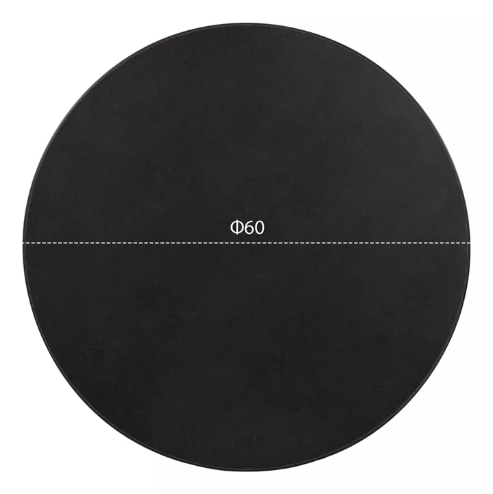 ΕΠΙΦΑΝΕΙΑ ΤΡΑΠΕΖΙΟΥ SINTERED STONE HM6652.01 ΜΕ ΠΛΑΙΣΙΟ ALU ΜΑΥΡO Φ60εκ.
