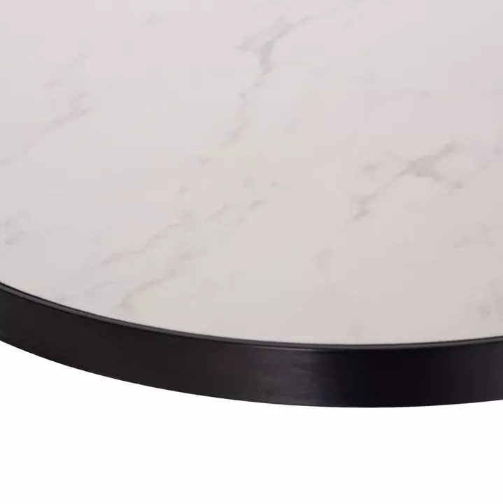 ΕΠΙΦΑΝΕΙΑ ΤΡΑΠΕΖΙΟΥ SINTERED STONE HM6652.02 ΜΕ ΠΛΑΙΣΙΟ ALU ΜΑΥΡΟ Φ60εκ.